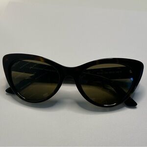 Balenciaga Women's Brown Logomania Cat Eye Sunglasses